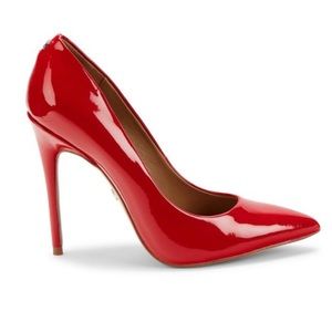 NWT Sam Edelman Danna Ruby Red Stilettos Patent 8.5M. Very Sassy/Classy